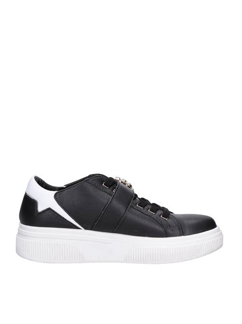 Sneakers in pelle EMANUELLE VEE | 432P-800-16-P003NERO-BIANCO